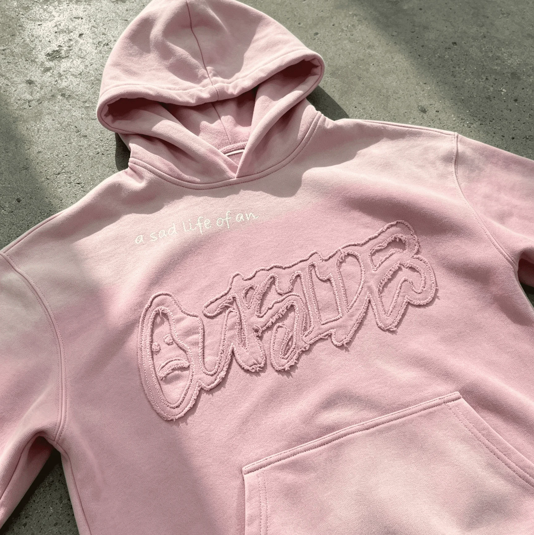 Custom Streetwear Heavyweight 100% Cotton Hoodie Vintage Acid Wash Sun Faded Distressed Patch Applique Embroidery Zip up Hoodie gallery 3