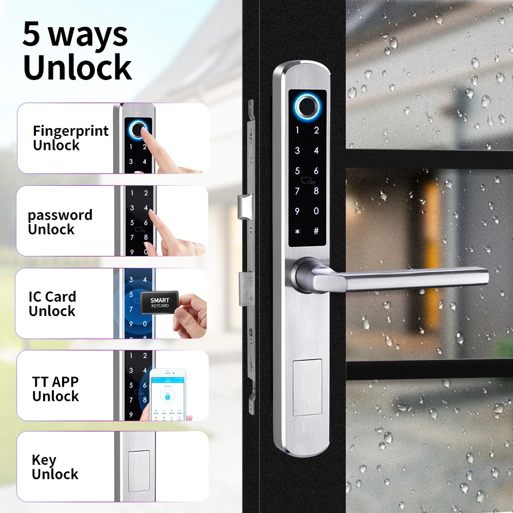 Smartek Elegant Designed Fingerprint Wifi Electronic Door Lock