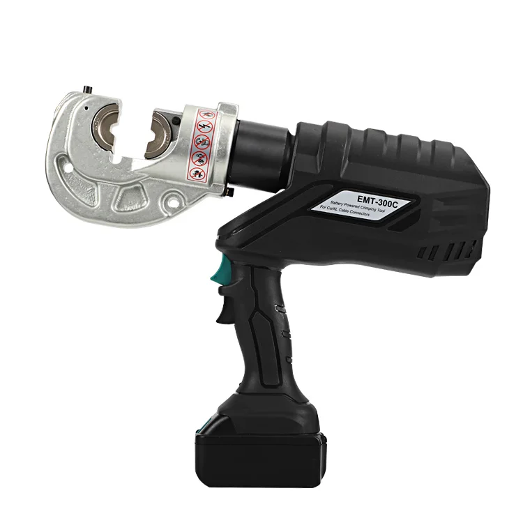 EMT-300C ЖК-дисплей Интеллектуальный аккумулятор 6,7 т Электрический автоматический гидравлический кабель обжимной инструмент