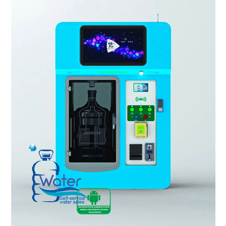 China Factory Android App Split Purified Water Vending Machine Wall