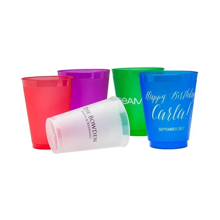 Wedding Party Use Custom Logo Printing 16oz Reusable Frosted Plastic Cups Buy Frosted Plastic 2766