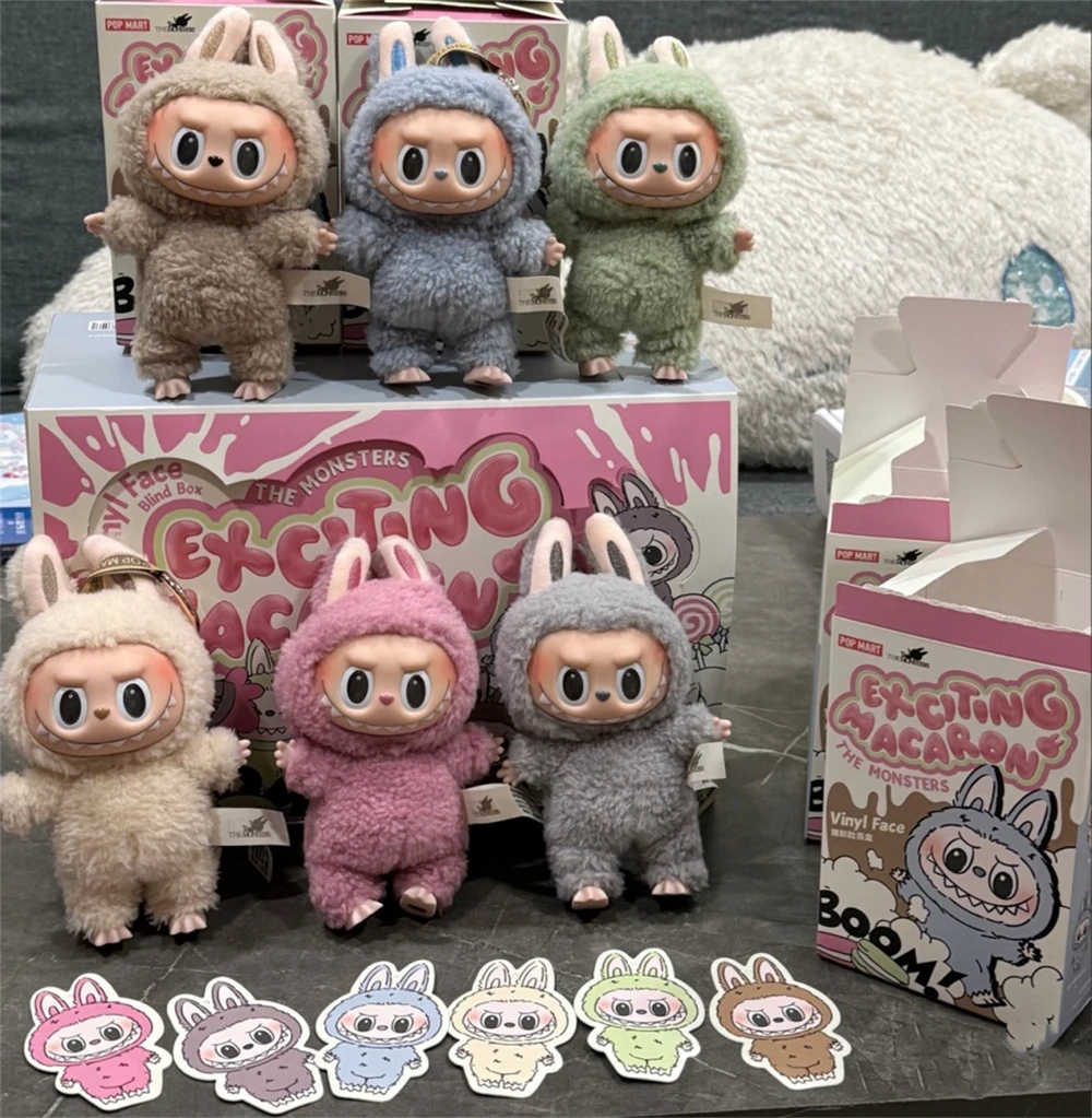 Popmart THE MONSTERS Macaron Labubu箱未開 Original Labubu V1 Pop Mart The Monsters Exciting Macaron