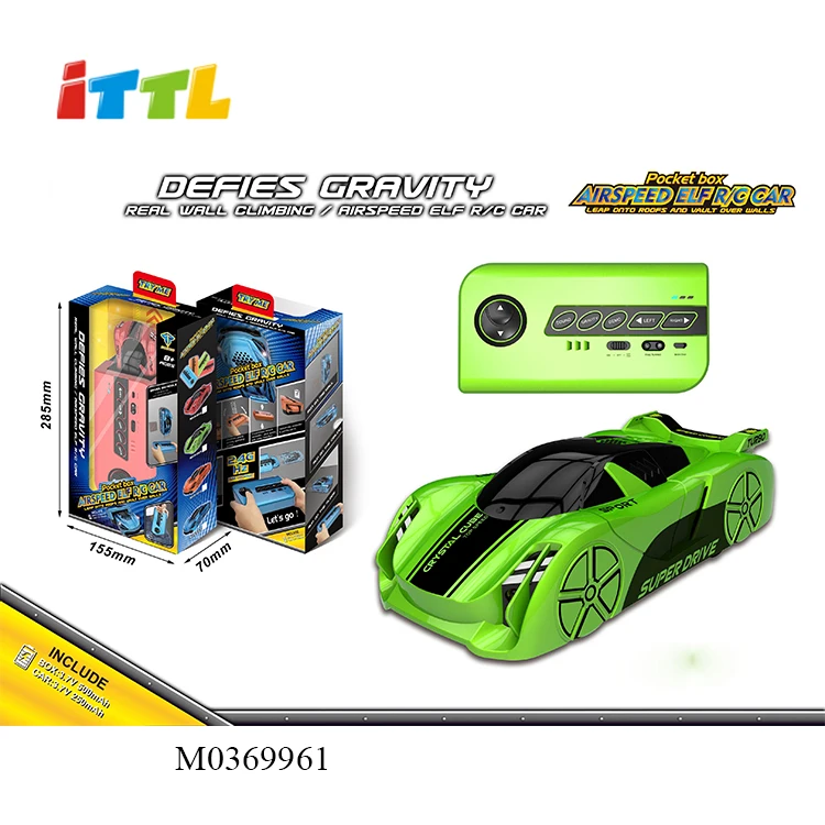 ITTL High Quality Speed Infrared Laser Tracking Real 2.4g Rc Wall Climbing Car Toy