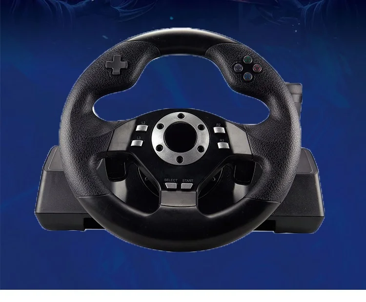 GAMEMON Racing Wheel - True Feeling for PS3, PS2, PC