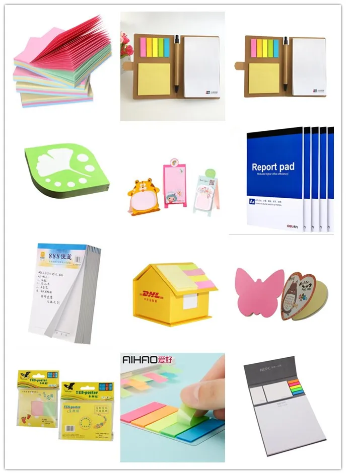 Promotional Gifts Stationary Sticky Notes Cube Memo Box Pad With Pen ...