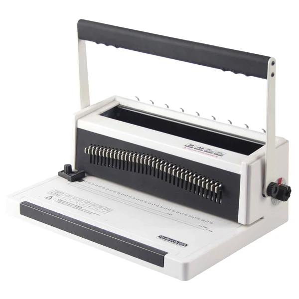 Desktop A4 Double Wire Calender Binding Machine With Half Round Hole
