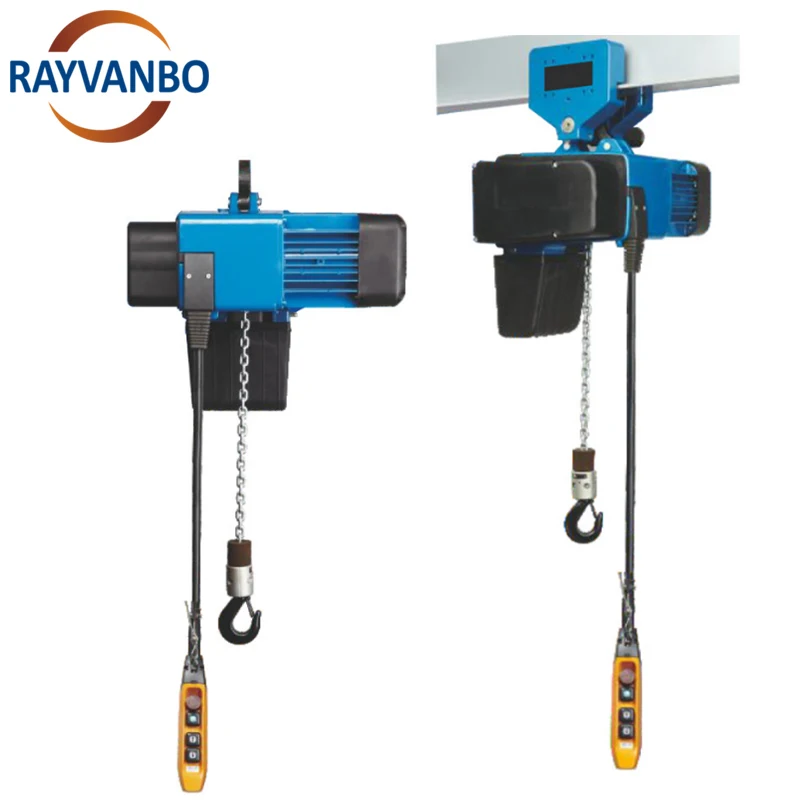Compact Design European Style Electric Chain Hoist 500kgs with Vital Chain Block