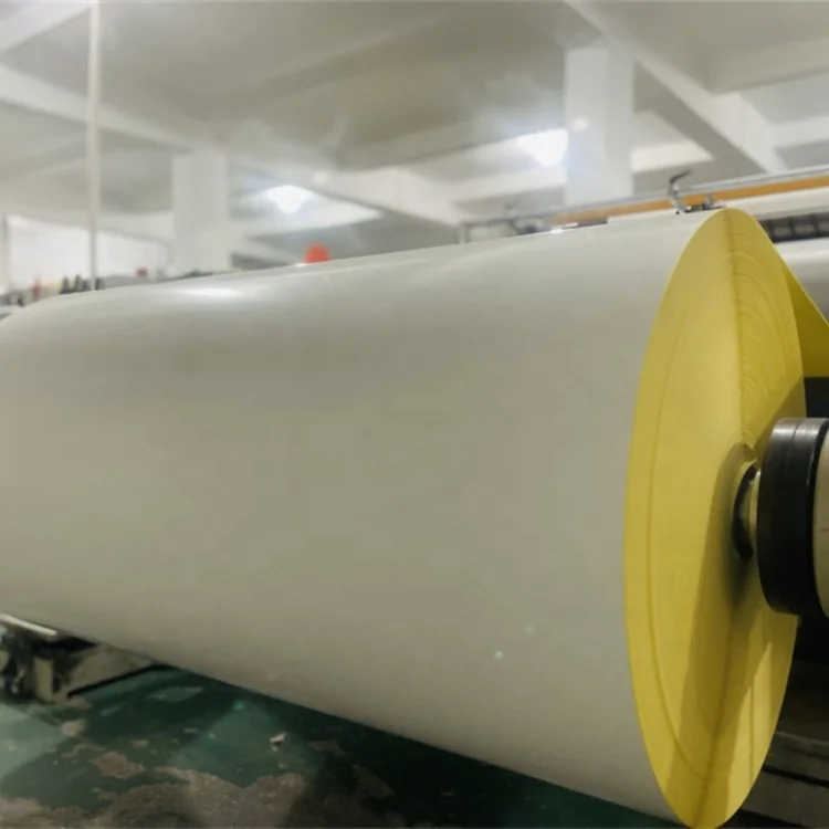 80g Semi-Gloss Self-Adhesive Jumbo Label Roll Raw Materials for Promotion and Grocery Use