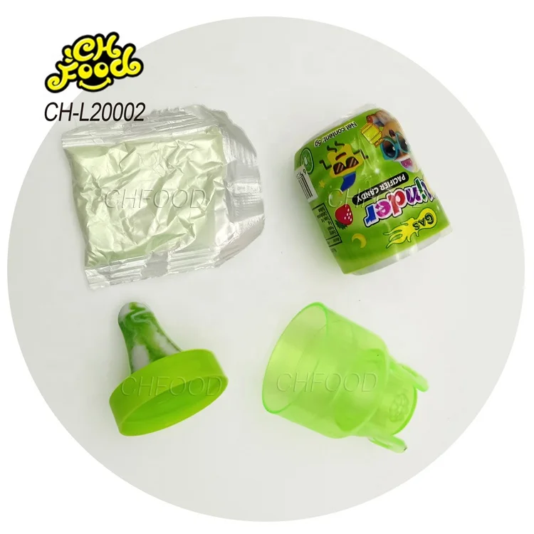 New Wholesale Gas Cylinder Candy Toys Nipple Shape Hard Candy Lollipop with Sour Powder Candy Sweets for Kids