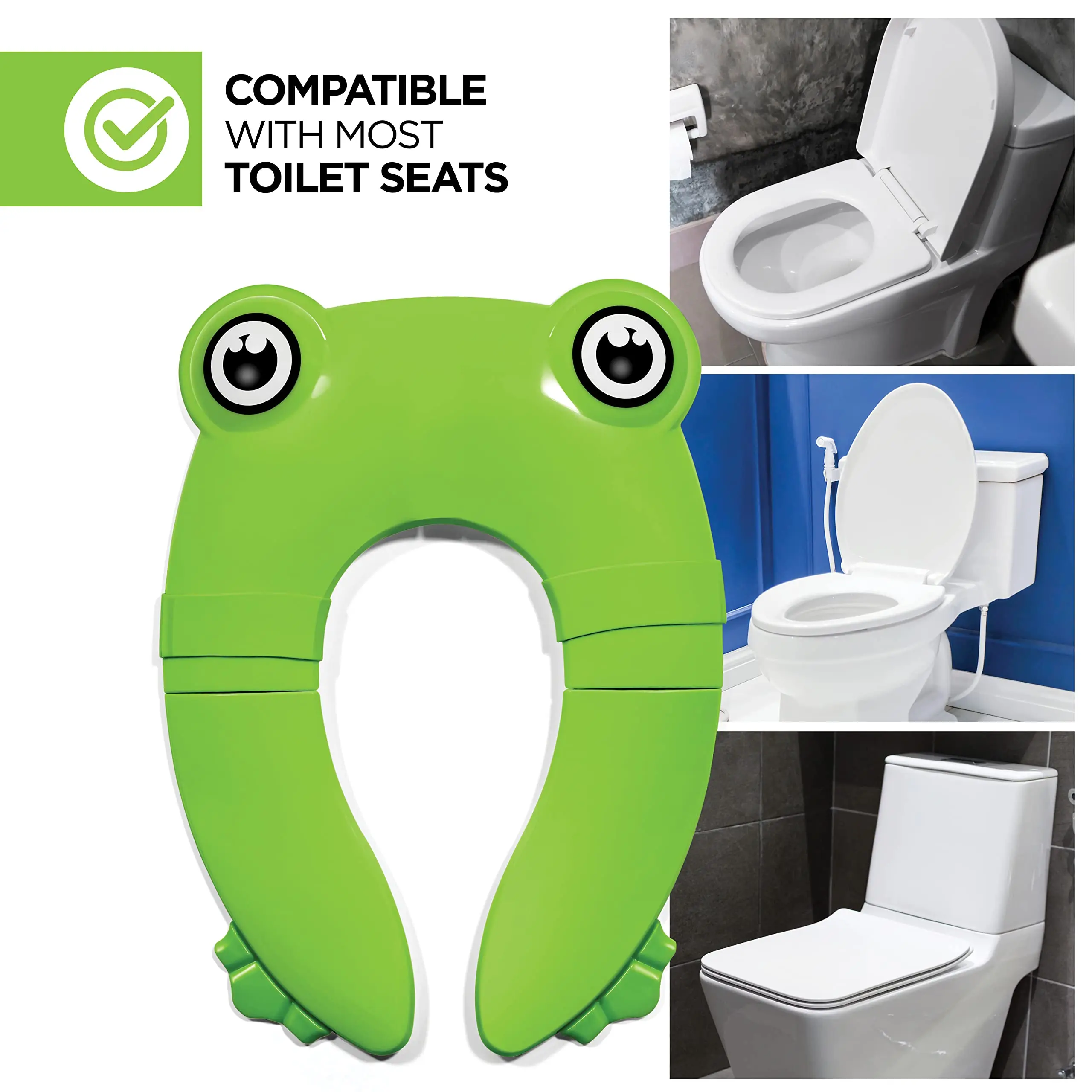 Portable Potty Training Seat Folding Toilet Seat With Slipresistant