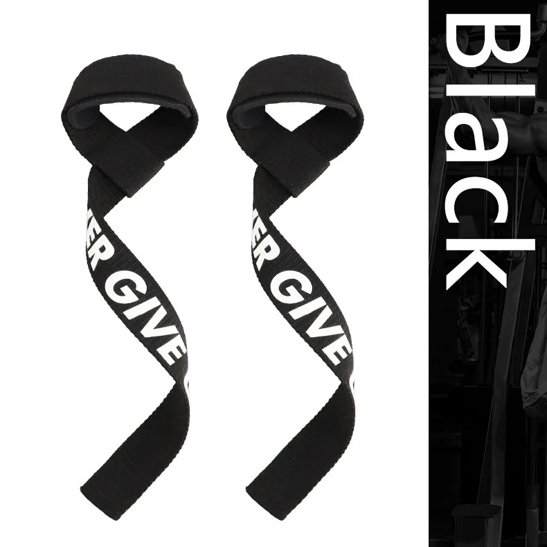 Custom Logo Wrist Protection Bodybuilding Training Weight Lifting Workout Gym Adjustable Wrist Straps