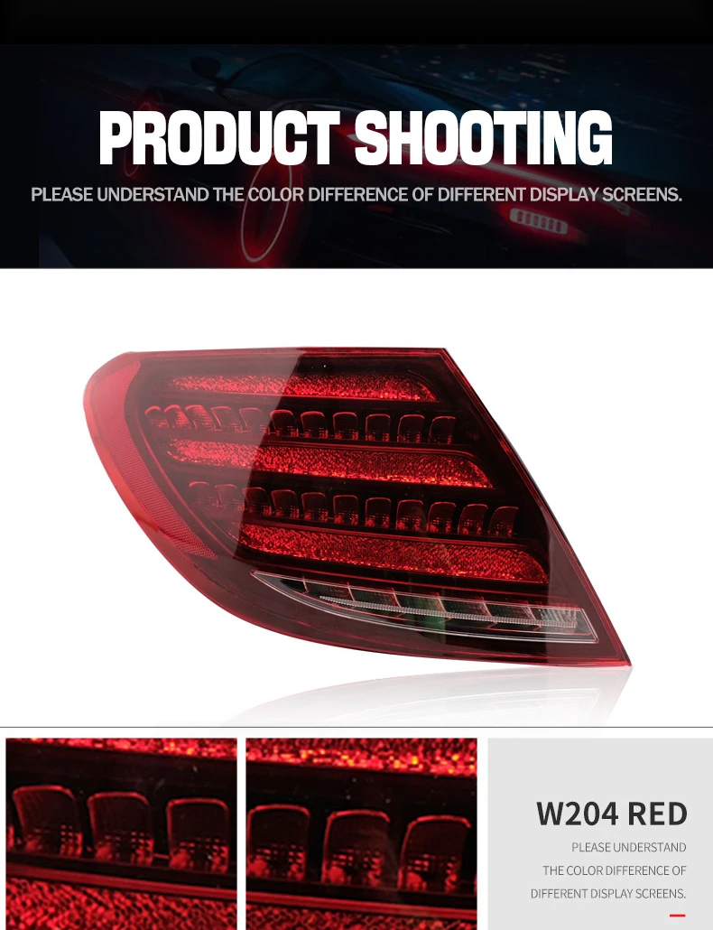 Car Led Tail Light W204 Outer Tail Lights Ben C Class Tail Light Maybach Design Buy Mercedes C