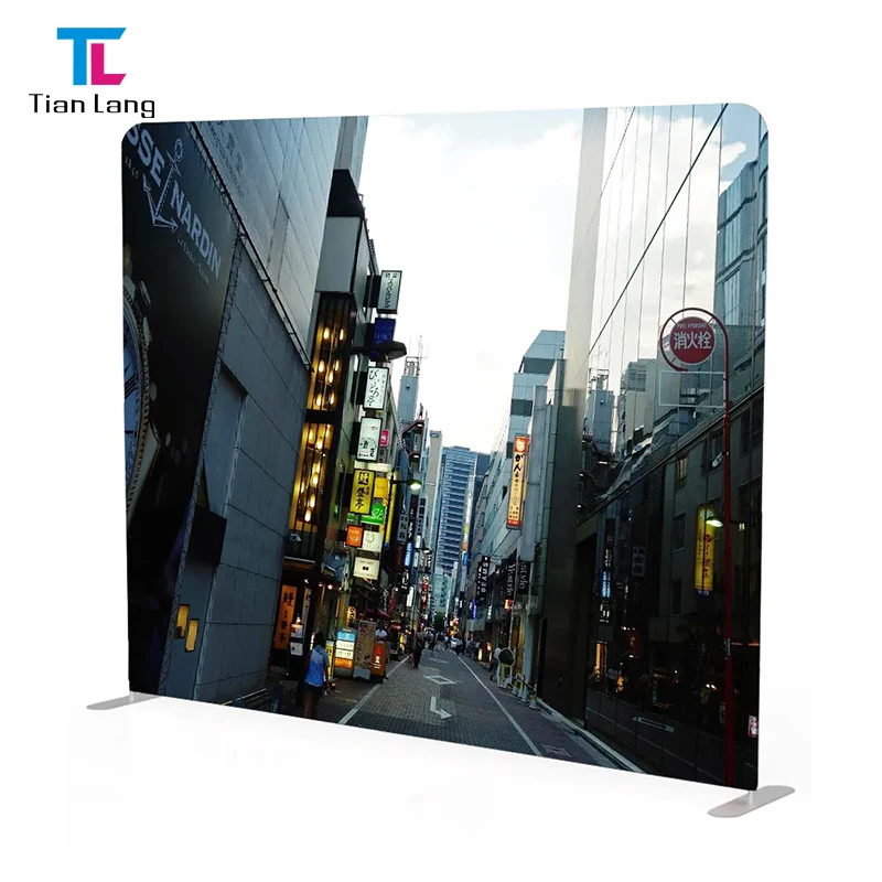 מסגרת תצוגה לתערוכות עם בד מתוח, עמדת צילום עם רקע מתוח לטלוויזיה