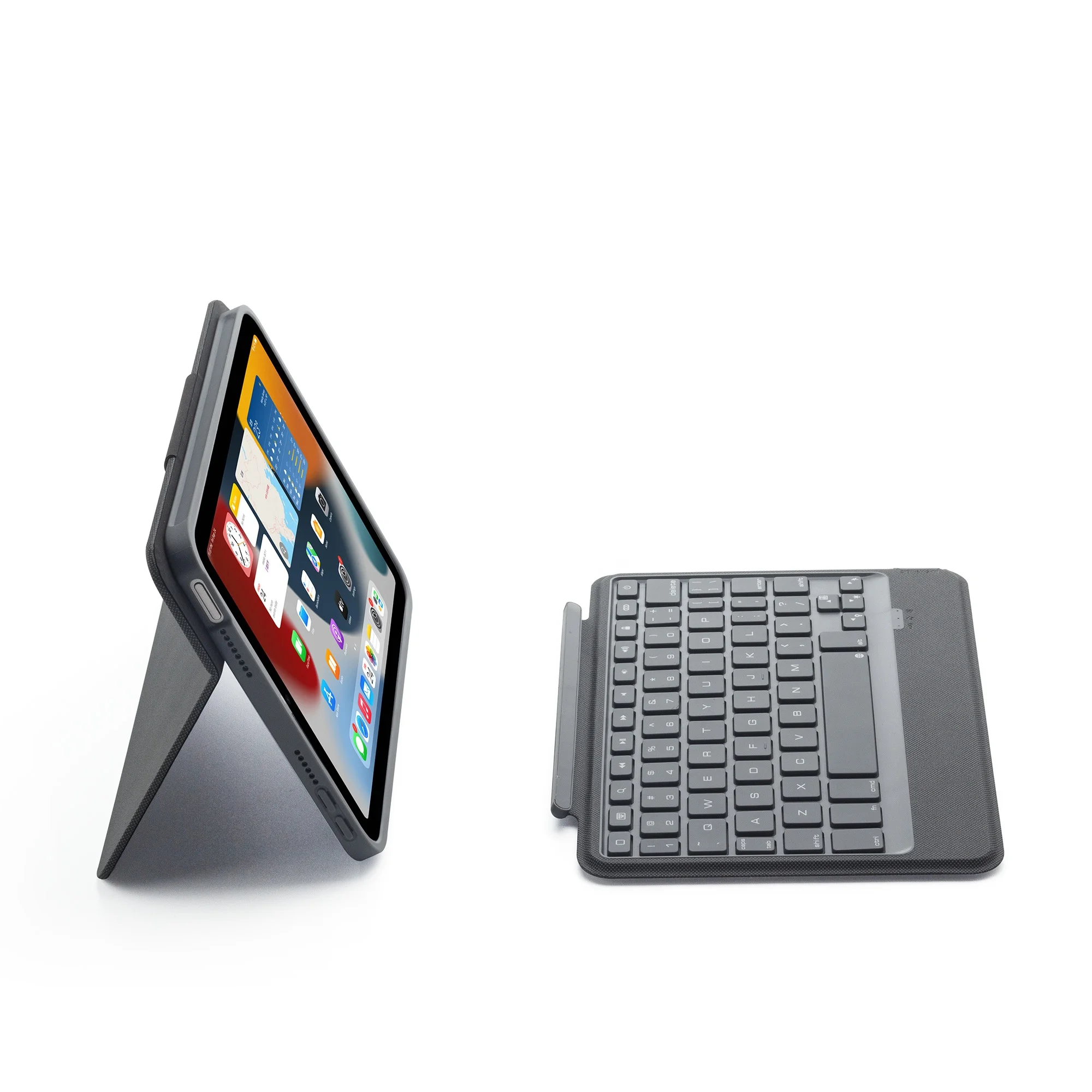 Складной планшет раздельного типа для Apple iPad mini 6, 8,7 дюйма, Bluetooth, Волшебная клавиатура, арабский чехол с RGB Подсветкой