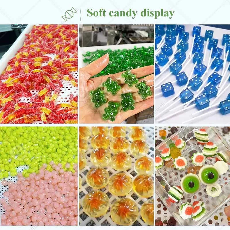 Medium Scale Gummy Large Scale Candy Eyes Production Line Gummy Process Machine a Bonbons Jelly