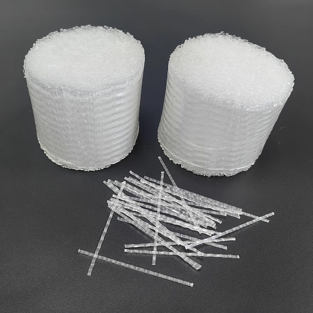 Briture 48mm PP Polypropylene Macro Fiber Crimped Wave with 500Mpa Tensile Strength for Construction and Concrete