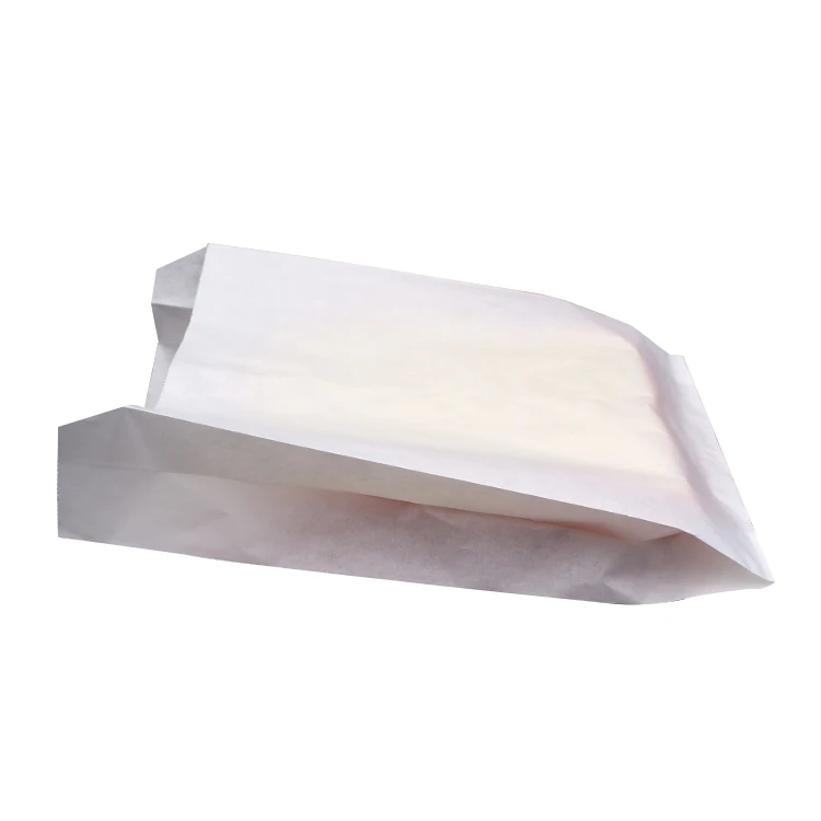 Food Use and Grease Proof Feature White Kraft Paper French Fries Packaging Bag