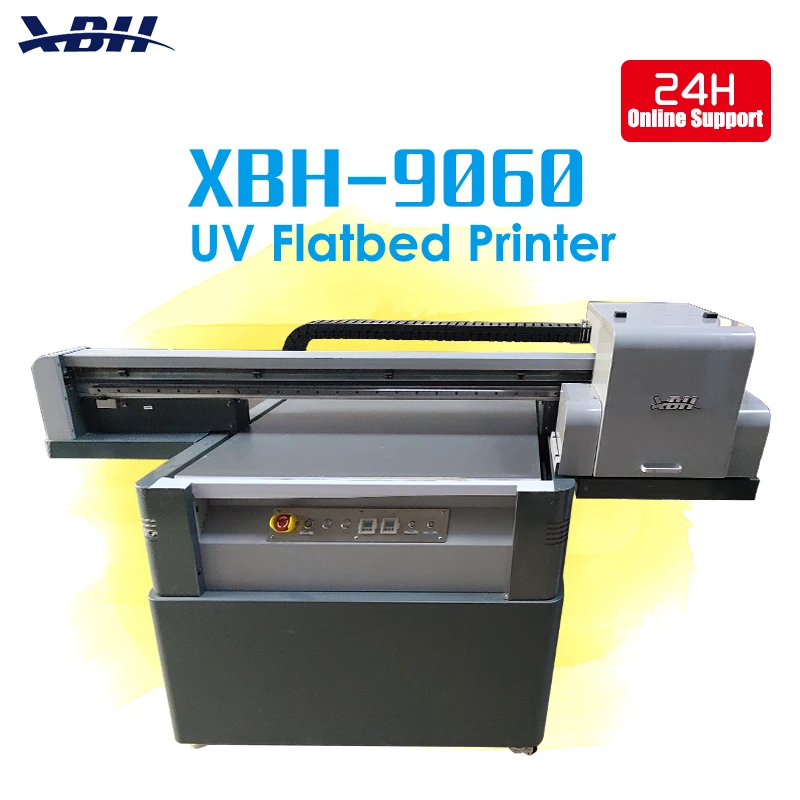 XP600 Baskı Kafalı Endüstriyel 9060 UV Mürekkep Püskürtmeli Düz