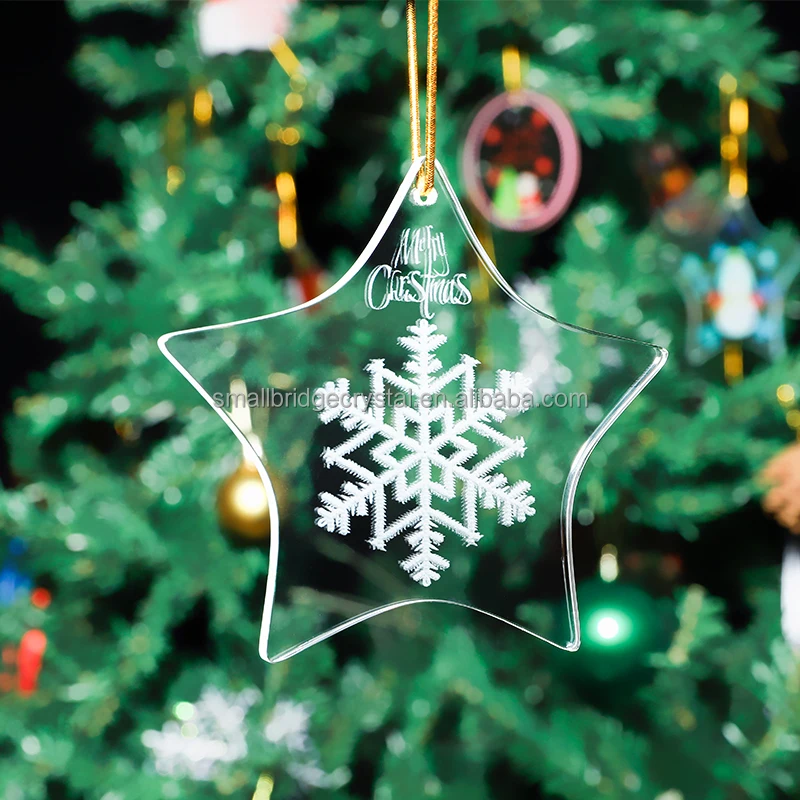 Xmas Tree Decoration Crystal Pendants Shinning Crystals personalized Glass Pendant details