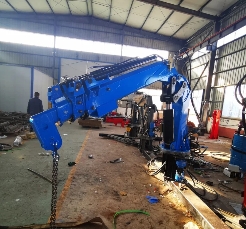 KYB Knuckle Boom Crane Truck with Remote Monitoring - 5 Ton