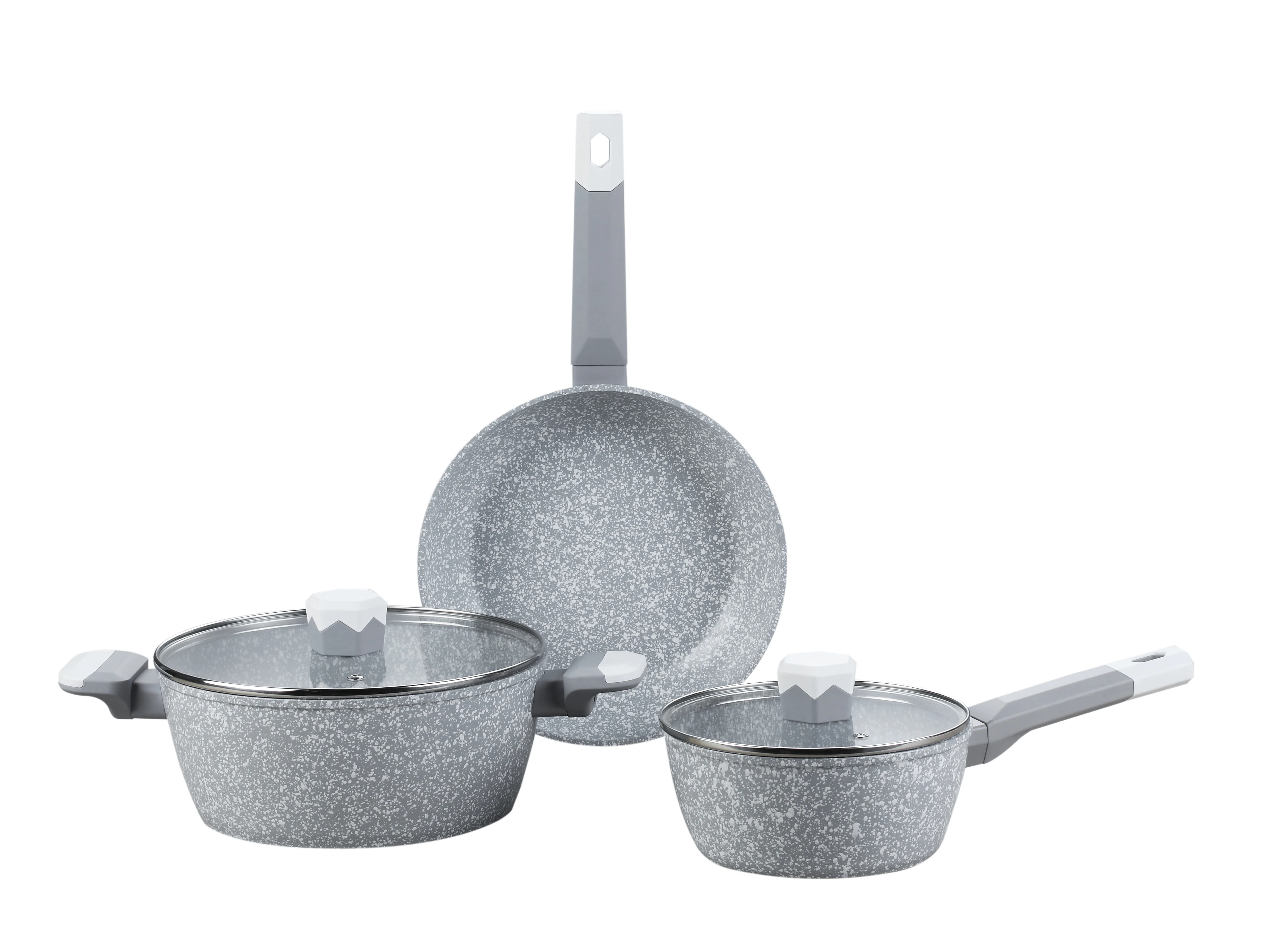 Snow Mountain Cookware Pots And Pans 2023 New Design Aluminum