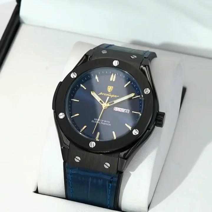 ELEGANCE Luxe Chrono 9988 Men's Watches Luxury Fashion Trend Chronograph Waterproof Luminous Men Wristwatches Simple Stainless Watch Luxury Business