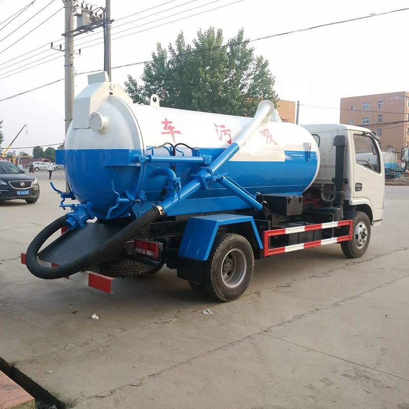 Howo 4x2 Sewage Suction Truck Customized Spetic Fecal Suction Tanker Truck for Sale