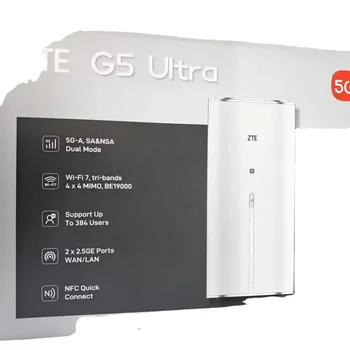 Unlocked ZTE G5 Ultra MC8531 WiFi 7 BE19000 5G Indoor CPE Router