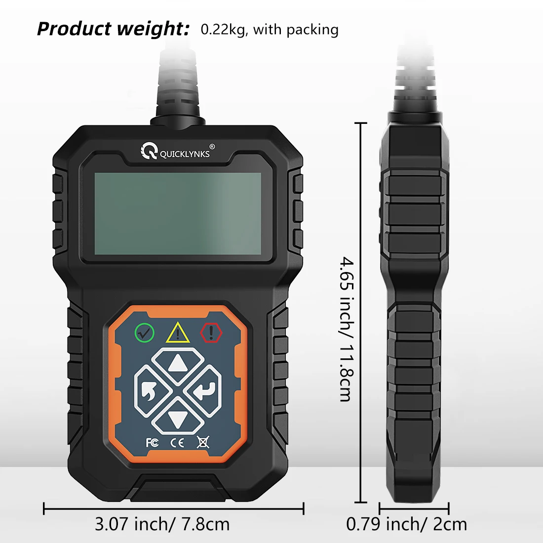 QUICKLYNKS OBD2 Scanner Full OBDII Functions Car Engine Diagnostic Scanner Tool T31