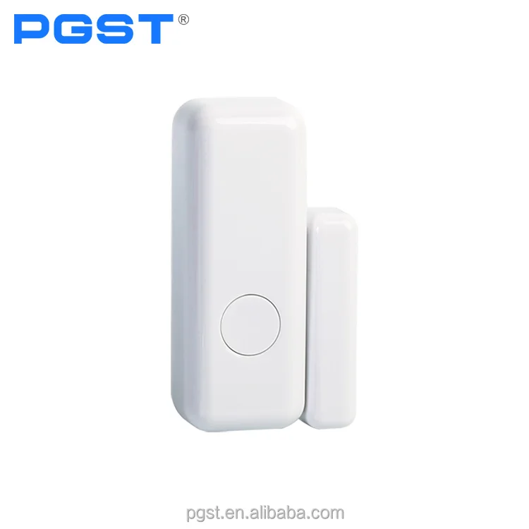 PGST 433MHz 1527 Wireless Signal Window Door Sensor Magnetic Contact Wood Door Alarm Detector Wireless GSM Home Alarm Battery