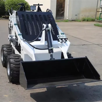 High Quality Used Mini Skid Steer Wheel Loader From China 5 Ton Rated Load Engine Pump Core Components Bucket 1-8 Ton Variants
