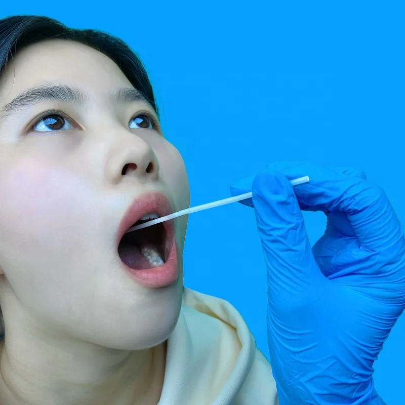 CE2862 Sterile Nylon Flocked Swab with Flexible Handle Sample Collection Medical Consumables