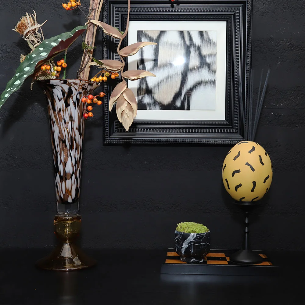 Современная абстрактная желтая керамическая птица яйца простая глазурованная настольная Ароматизированная эмалированная модель для гостиной