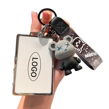 TPU NFC Keychain Induction Car Key Fob Holder NFC Key Case Access Card Cover Cads Sleeve Key Ring Custom Logo Keychain