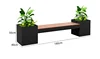 Flower box bench 180*40*50