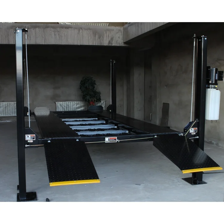 In Stock/Four Post Double Stacker Parking Lift/car Parking Machine