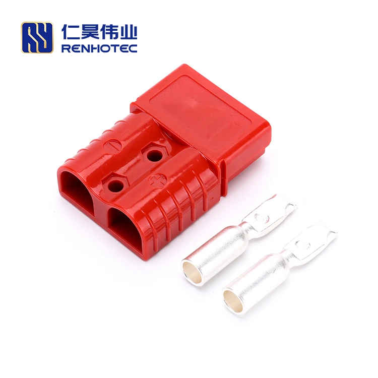 Connecteur Batterie 120A Connexion Rapide Modulaire - Déconnexion Rapide Avec Terminaux, Cuivre Plaqué Argent
