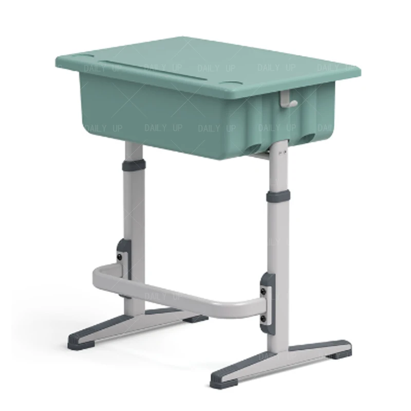 Single Seat Student Desk And Chair hand crank desk Adjustable Standing school Desk