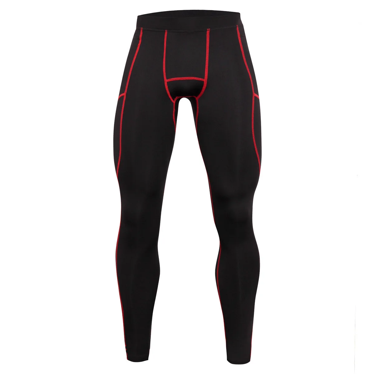 Zomersport Fiess-broek Heren hardloopsport Strakke elastische sneldrogende broek Basketbaltraining Outdoor Bottoming-broek311_voghion.com