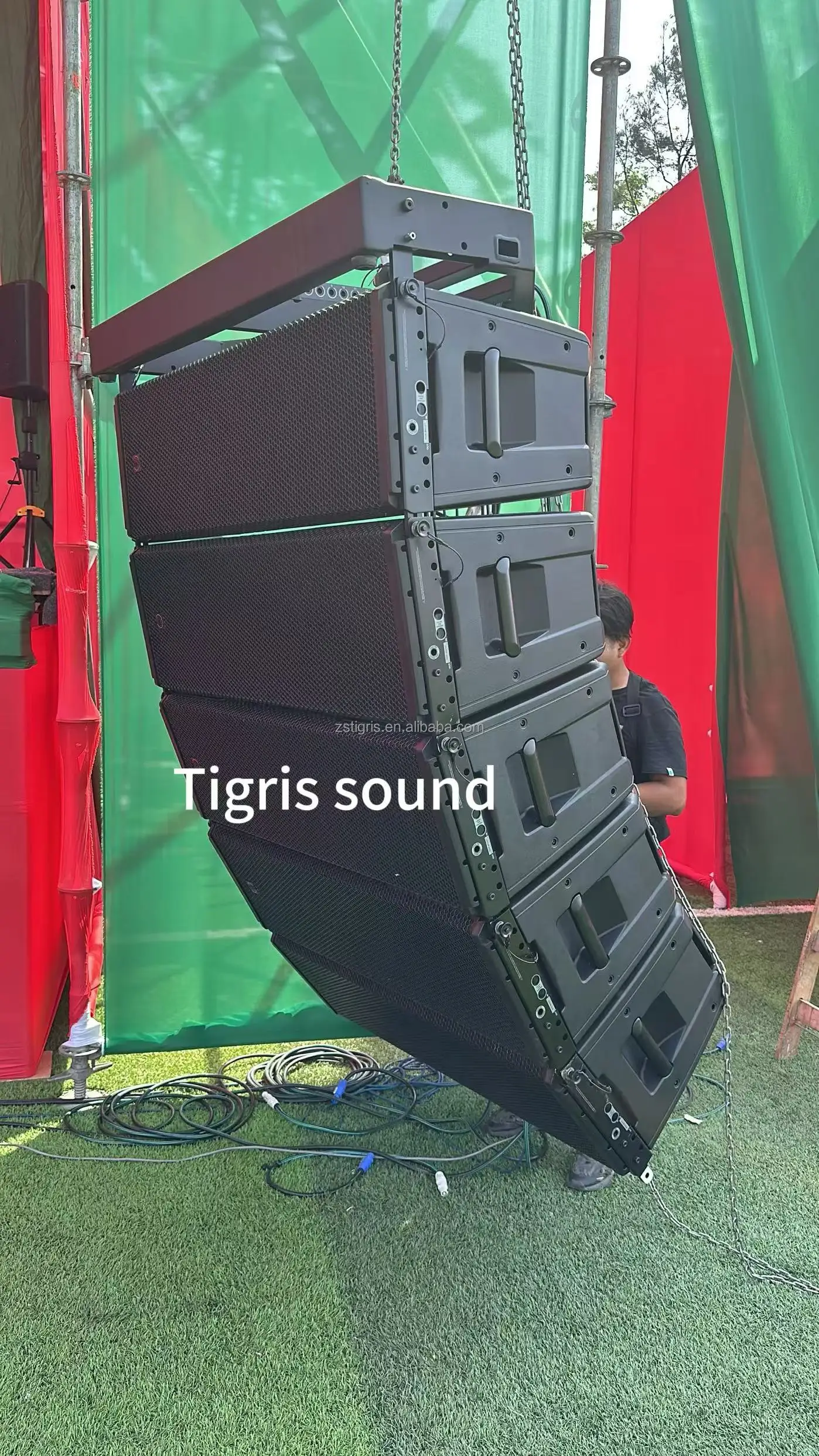 HDL 50-A 4K Dual 12 Inch 3-way Line Array Speaker Full Range Speaker Sound System Stage Professional Audio  Speakers