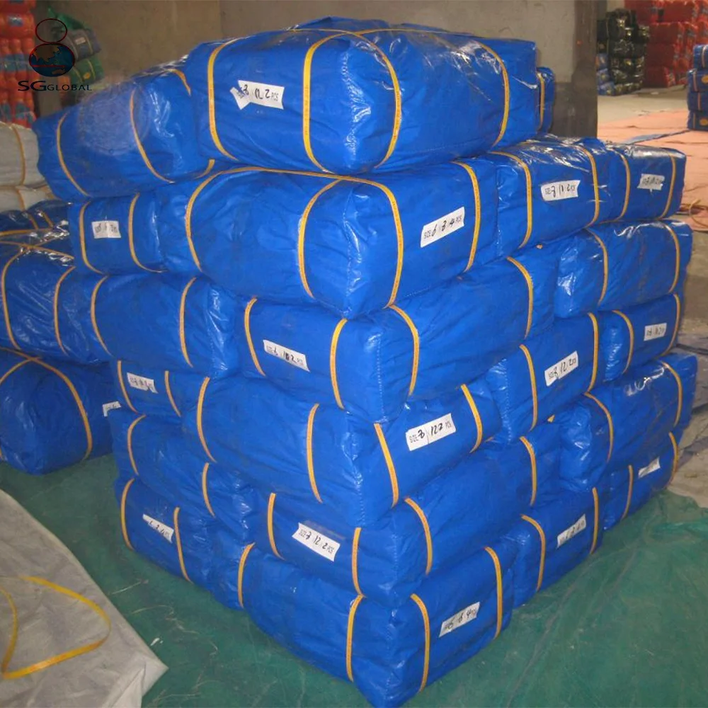 Waterproof Rainproof Tarp Heavy Duty PE Coated Plastic Rollo De Tarpaulin Tarpaulin 2x2 for Truck Pallet