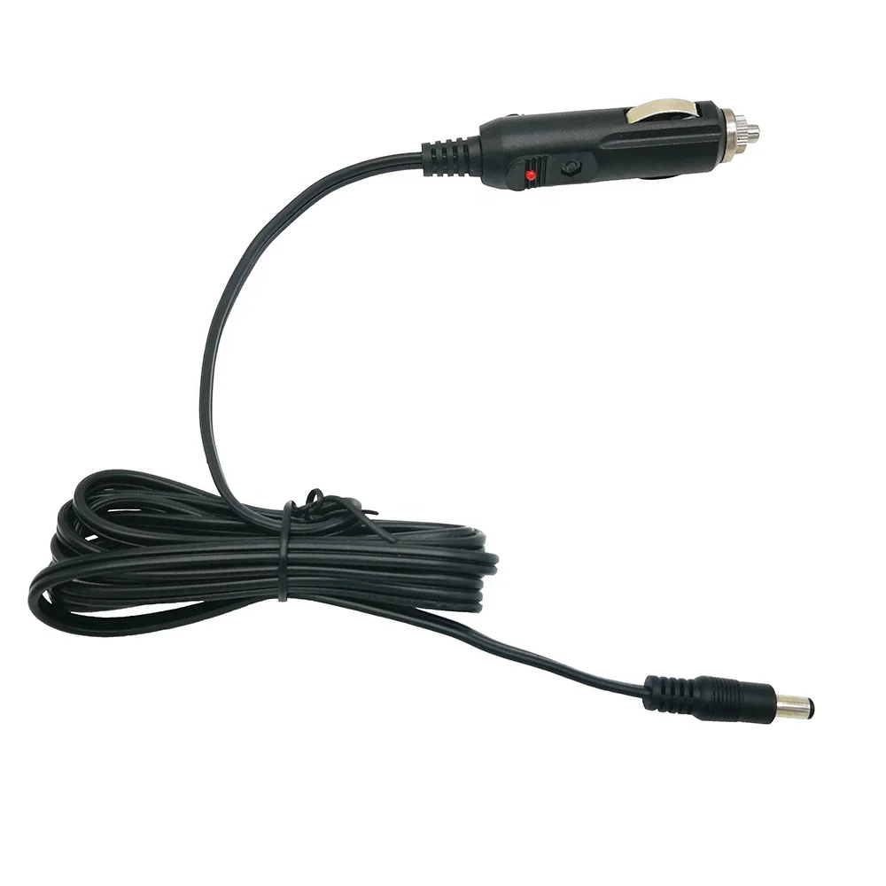 Car Cigarette Lighter Plug To Dc Connector 5.5x2.1mm Plug Car Ciga