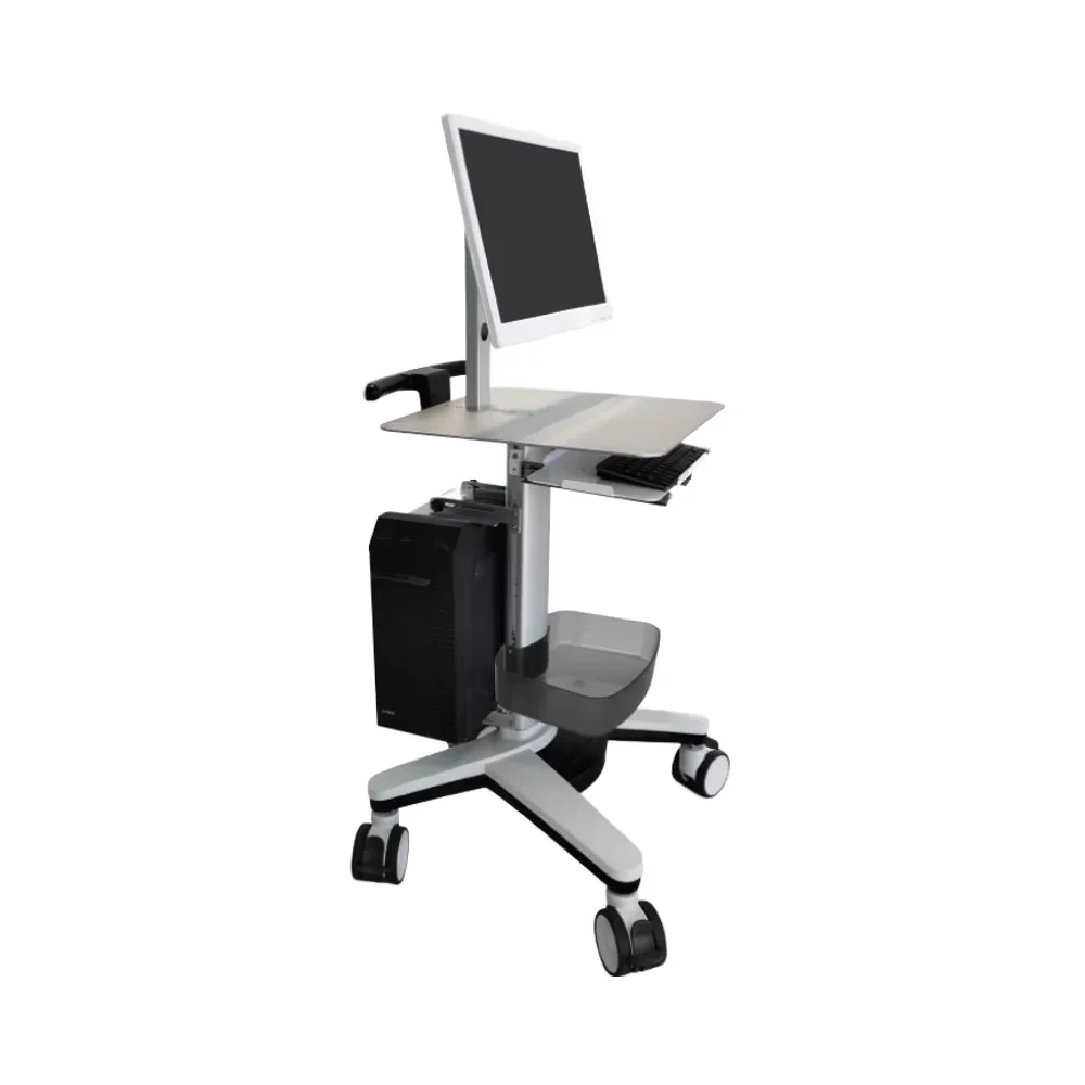 High Quality Silent Wheel Dental Oral Scanner Cart with Monitor Stand Modern Design for Hospital & Clinic for Hotels & Malls 6