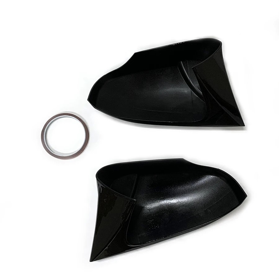 product glossy black side wing rearview mirror cover for toyota corolla 2014   2018 2015 2016 2017 front left  right car decoration-6