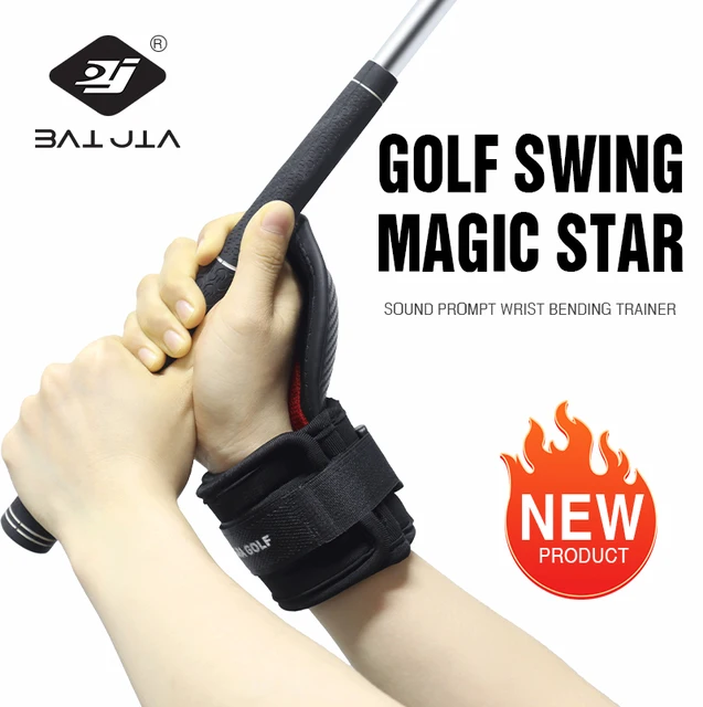 BaiJia Factory Manufacturing Golf Swing Magic Star Sound Prompt Wrist Bending Trainer For Golf Swing Training
