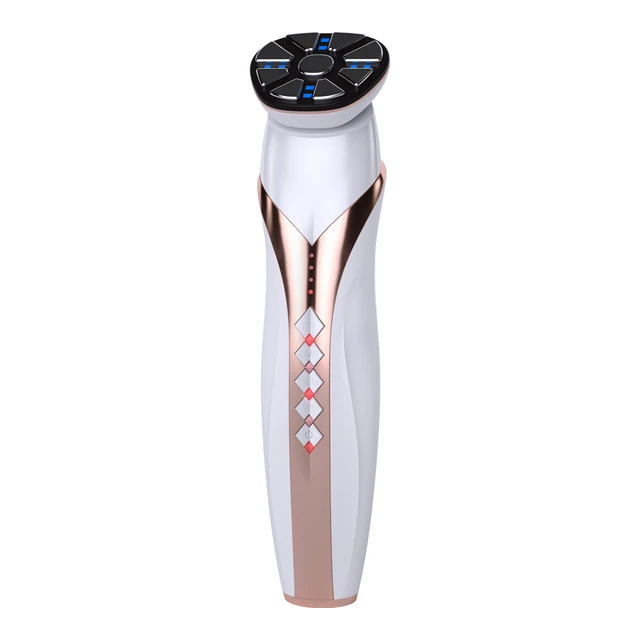 Mini Electroporation RF Radio Frequency Face Massager LED Photon EMS Face Lifting Skin Tightening Anti Aging Beauty Device
