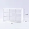 Nine-compartment storage box [Creamy White]
