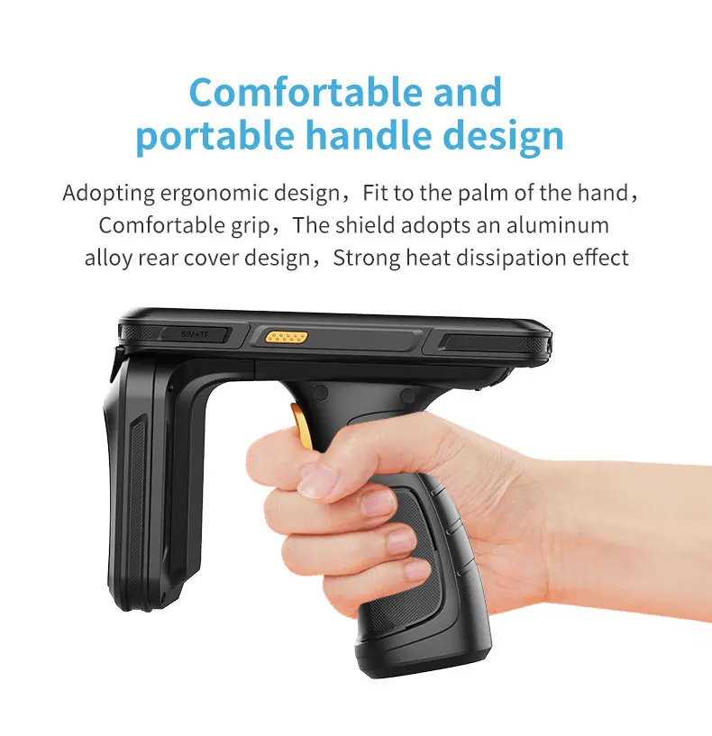 Ht550 Handheld Rfid Reader Uhf Remote Reading Android Pdas Data ...