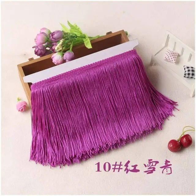 Wholesale White Black Colorful Polyester Fringe Trim For Pant Skirt