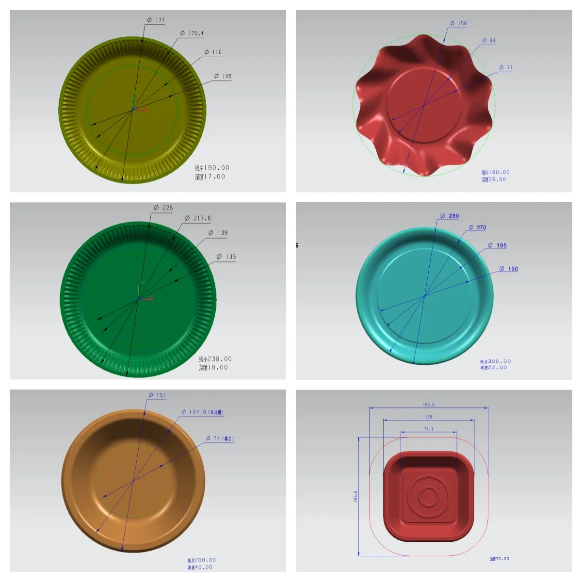 Irregular Shape Double Line Fully Automatic Hydraulic Paper Lunch Box Cardboard Paper Plate Making Machine